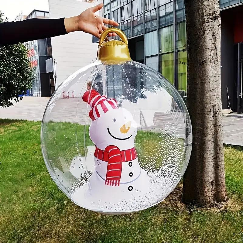 Inflatable Holiday Ball with Light — Operated via Remote Control - Image 8