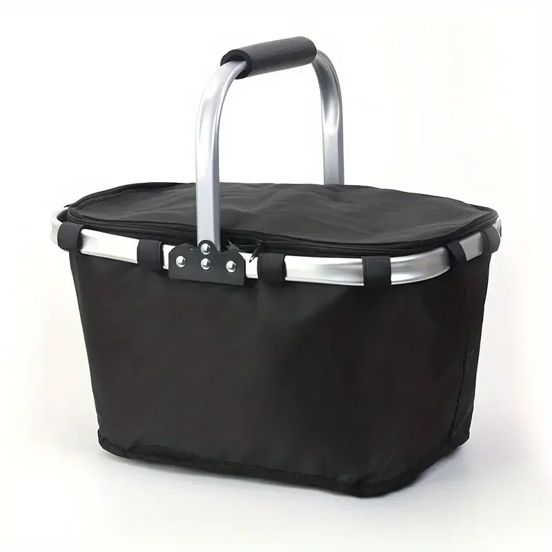 Insulated Picnic Basket for Outdoor Use