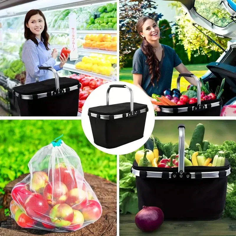 Insulated Picnic Basket for Outdoor Use - Image 3