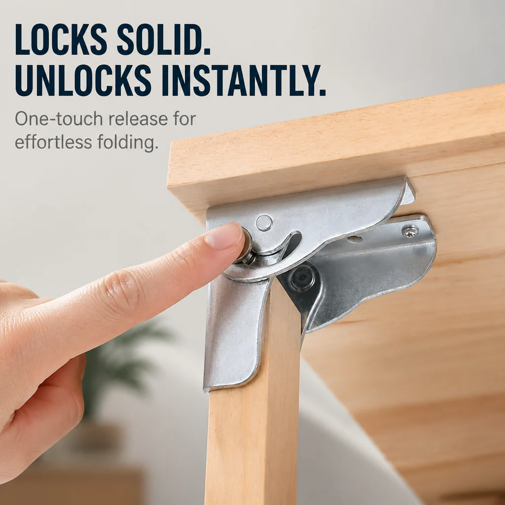 IronLock™ Fold & Secure Hinges — Unshakable Strength That Frees Your Space Instantly - Image 4