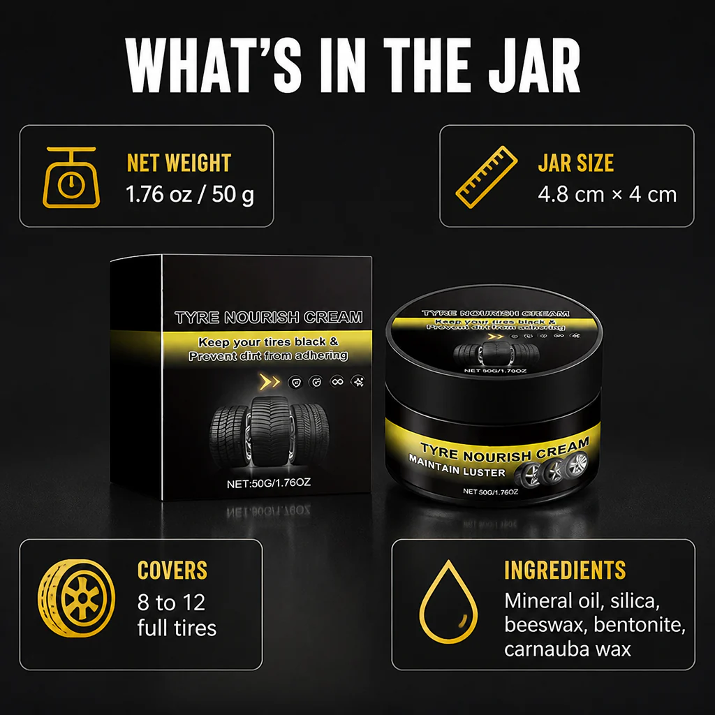 JetBlack™ Tire Revive — Bring Faded, Cracked Tires Back to Deep Black in 5 Minutes - Image 8