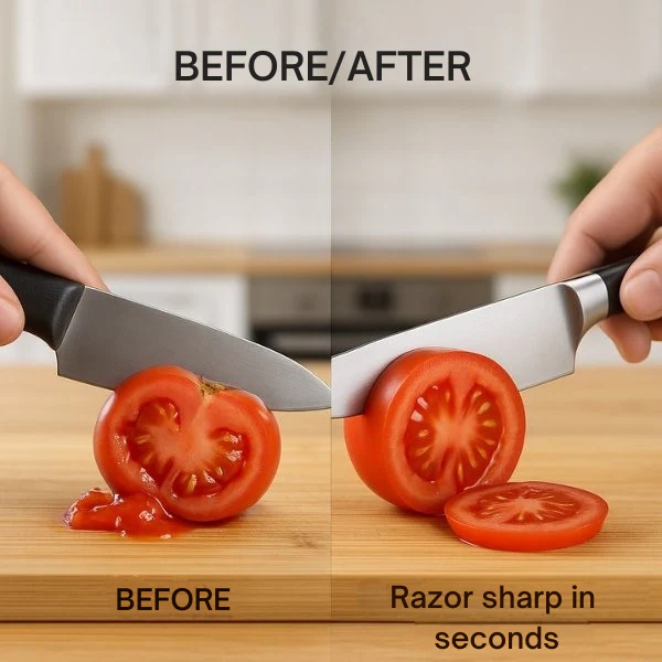 Knife Sharpening | Rolling Edge Sharpener | Quick & Accurate Sharpening | Blade Power - Image 4