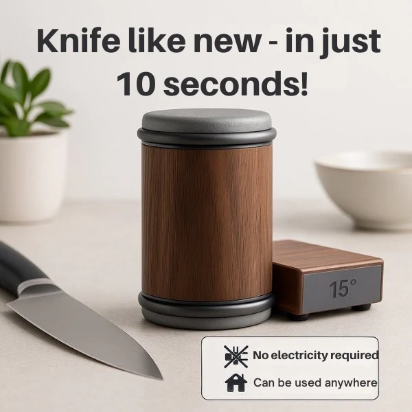 Knife Sharpening | Rolling Edge Sharpener | Quick & Accurate Sharpening | Blade Power - Image 5