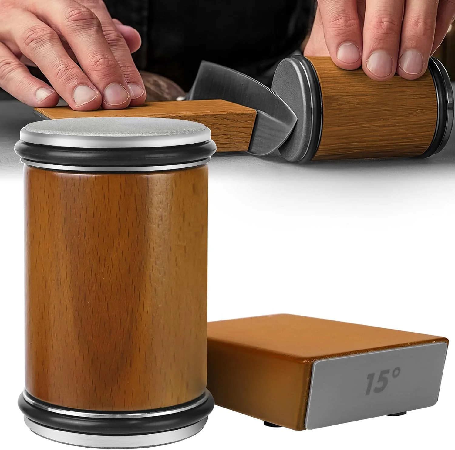 Knife Sharpening | Rolling Edge Sharpener | Quick & Accurate Sharpening | Blade Power - Image 8