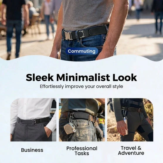 Flexibel™ – Buckle-Free Stretch Belt with Hidden Hook Closure - Image 8