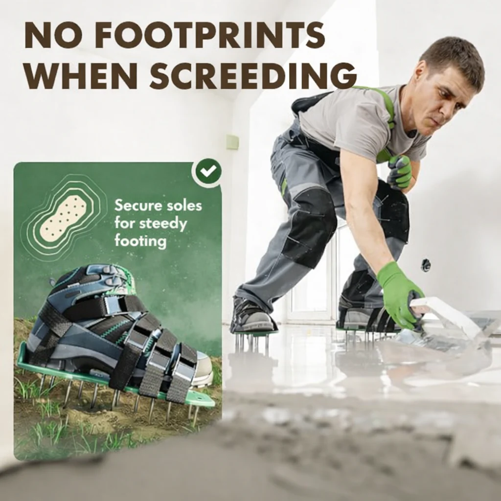 Lawn Aerator Cleats | Aerate Yard As You Walk | Spike Strap Design | Green Step - Image 5