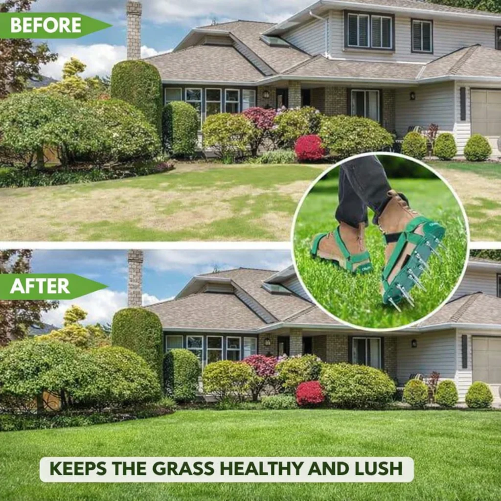 Lawn Aerator Cleats | Aerate Yard As You Walk | Spike Strap Design | Green Step - Image 7