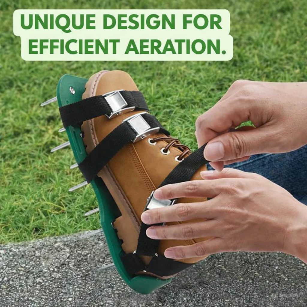 Lawn Aerator Cleats | Aerate Yard As You Walk | Spike Strap Design | Green Step - Image 8