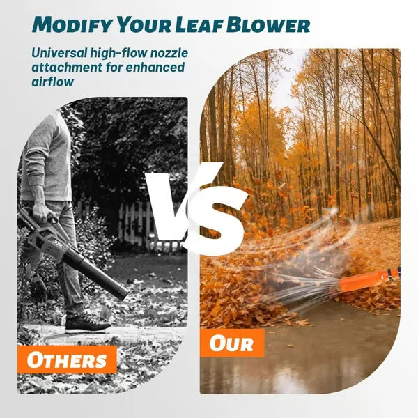 Leaf Blower Airflow Booster Attachment | Flow Amplifier | Quick Tool-Free Mount | AirJetPro - Image 4