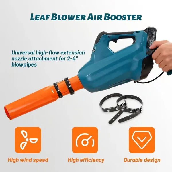 Leaf Blower Airflow Booster Attachment | Flow Amplifier | Quick Tool-Free Mount | AirJetPro - Image 8