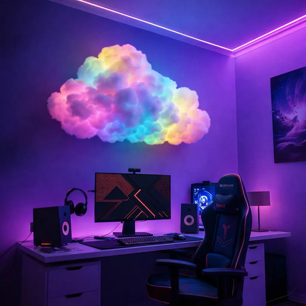 LED Cloud-Shaped Wall Light - Image 3
