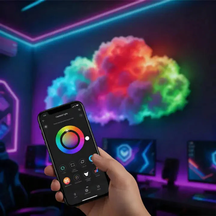 LED Cloud-Shaped Wall Light - Image 4