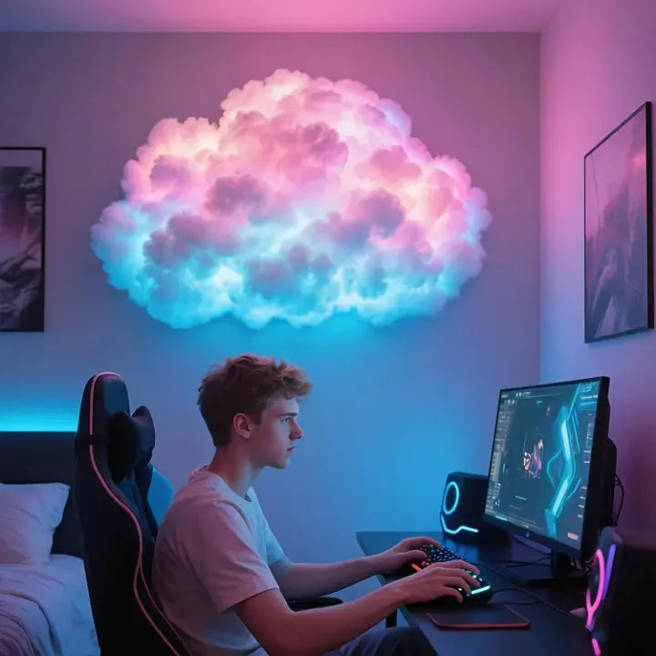 LED Cloud-Shaped Wall Light - Image 5