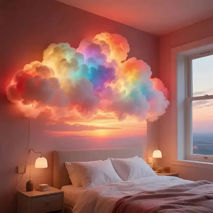 LED Cloud-Shaped Wall Light - Image 8