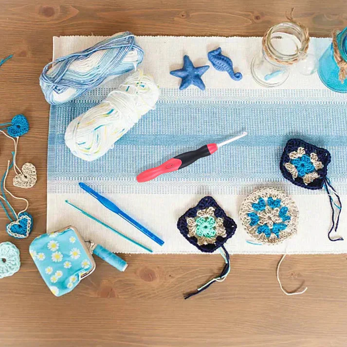 LED Crochet Hook Kit | Lighted Tip | Swap-Out Heads | LumiStitch - Image 5
