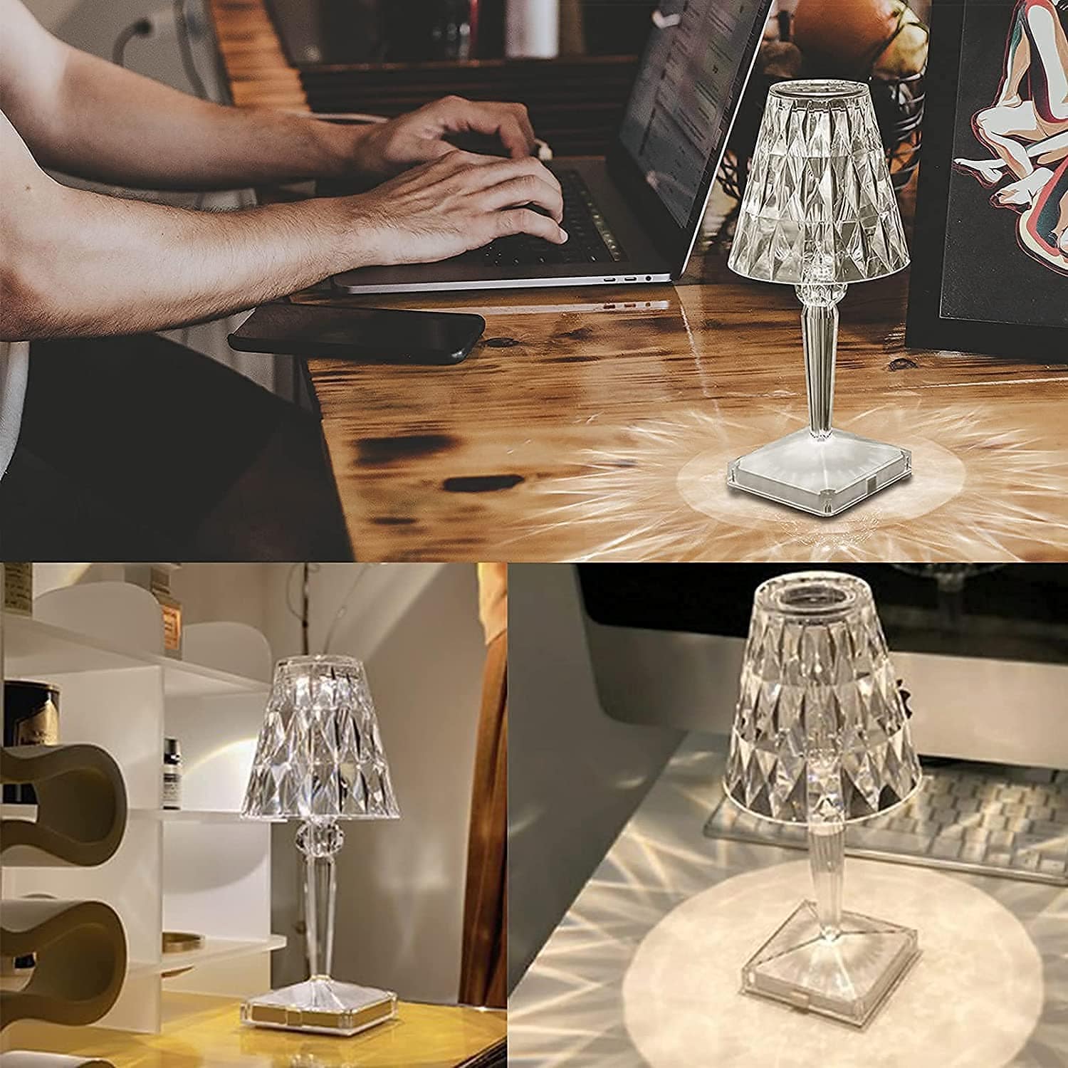 LED Glass Crystal Table Lamp - Image 5