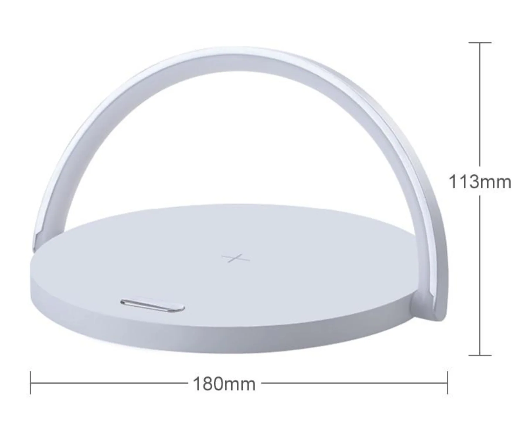 LED Nightstand Lamp with Wireless Charging Pad - Image 6