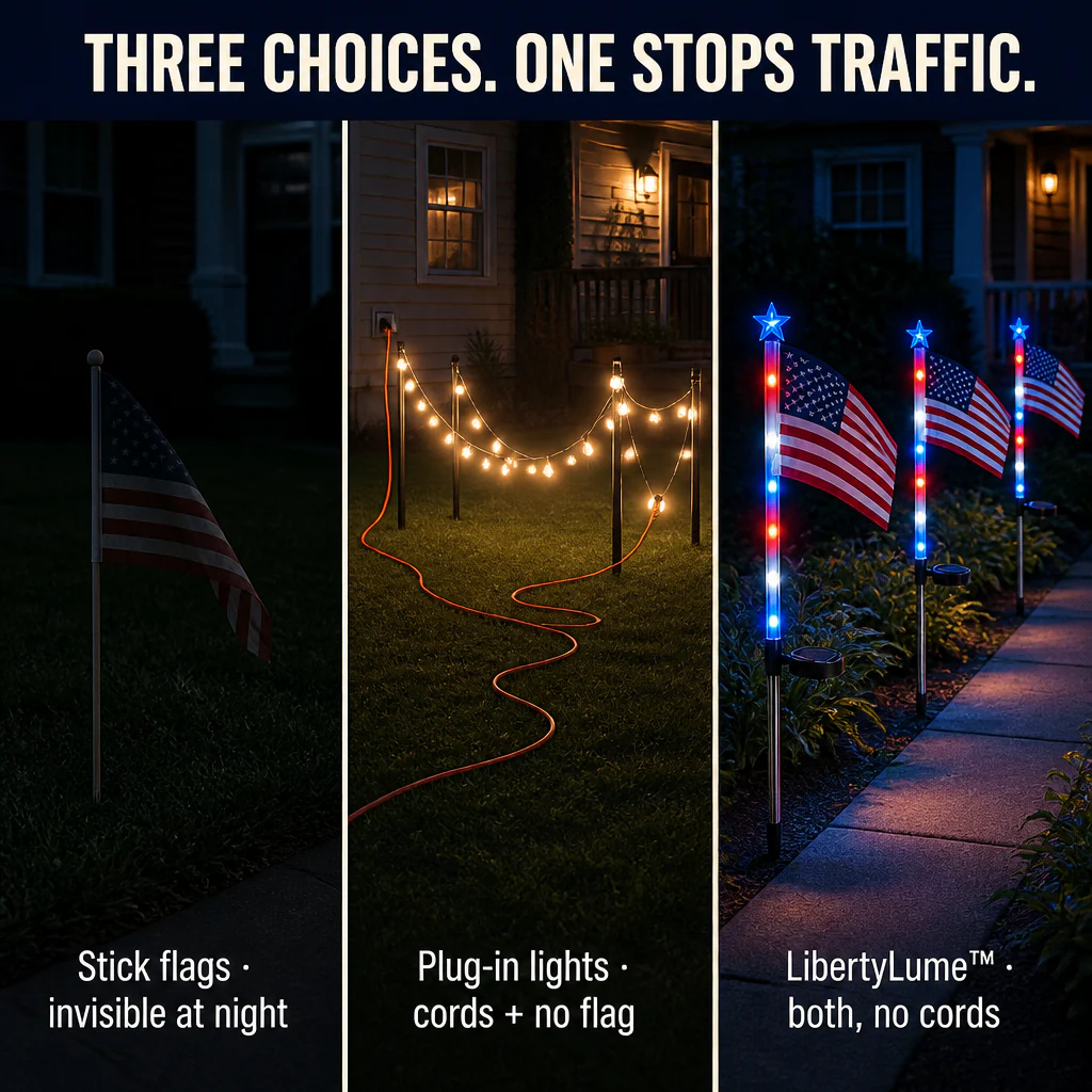 LibertyLume™ — Plant Solar Flag Lights That Glow Every Patriotic Holiday - Image 6