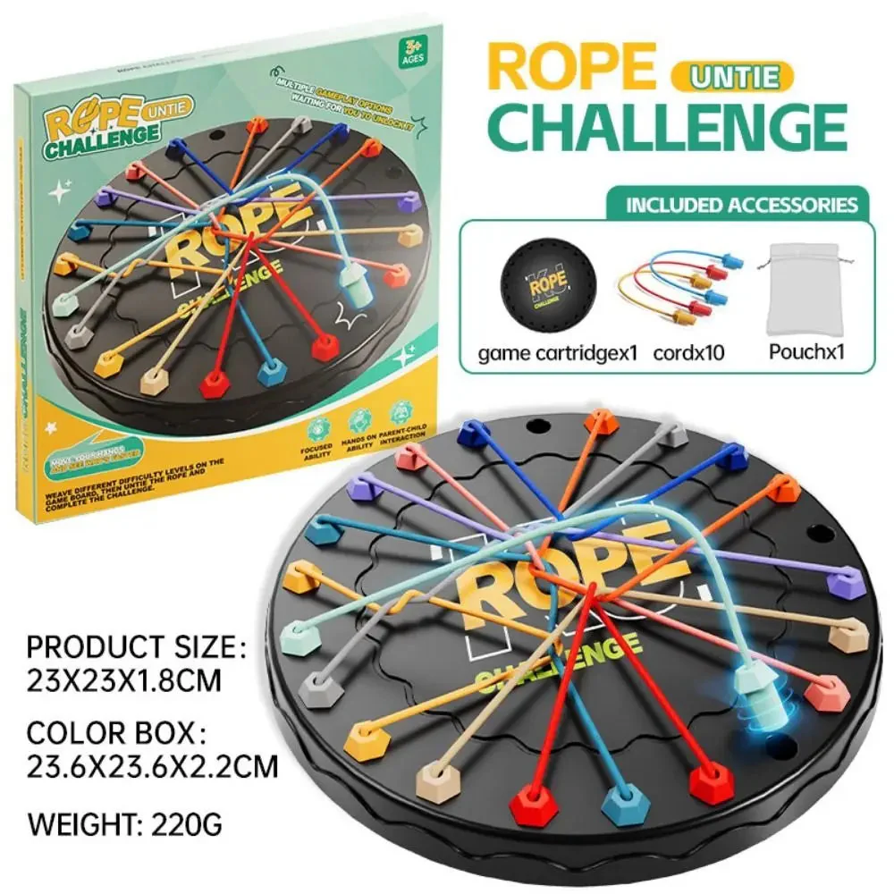 Logic Puzzle Rope Game – Boosts Focus & Dexterity for All Ages - Image 6