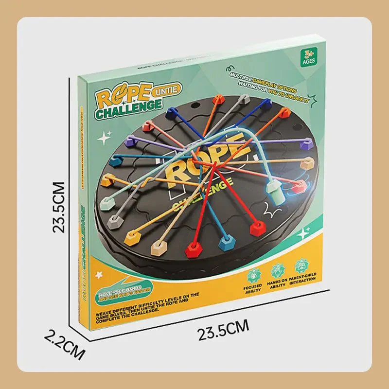 Logic Puzzle Rope Game – Boosts Focus & Dexterity for All Ages - Image 8