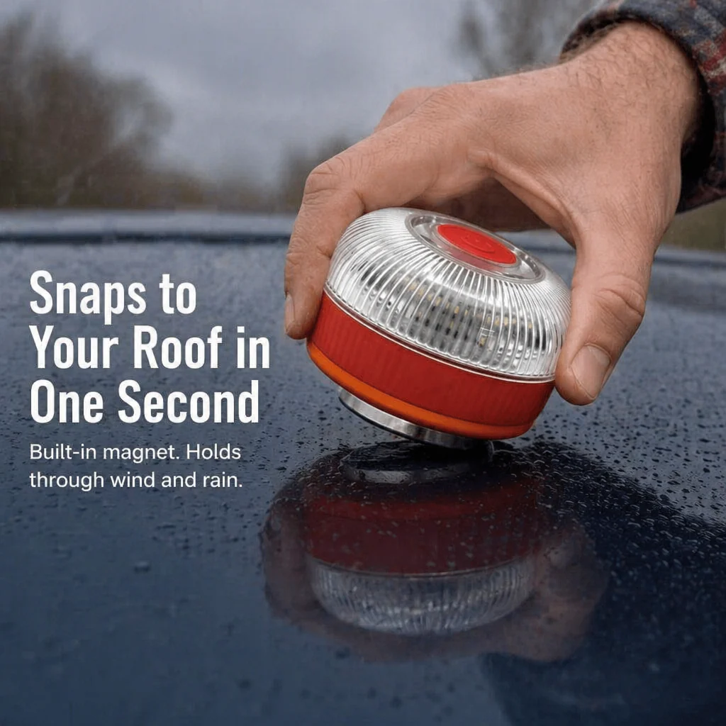LuciPulse™ — Stick It On Your Roof & Light Up the Roadside in Seconds - Image 3