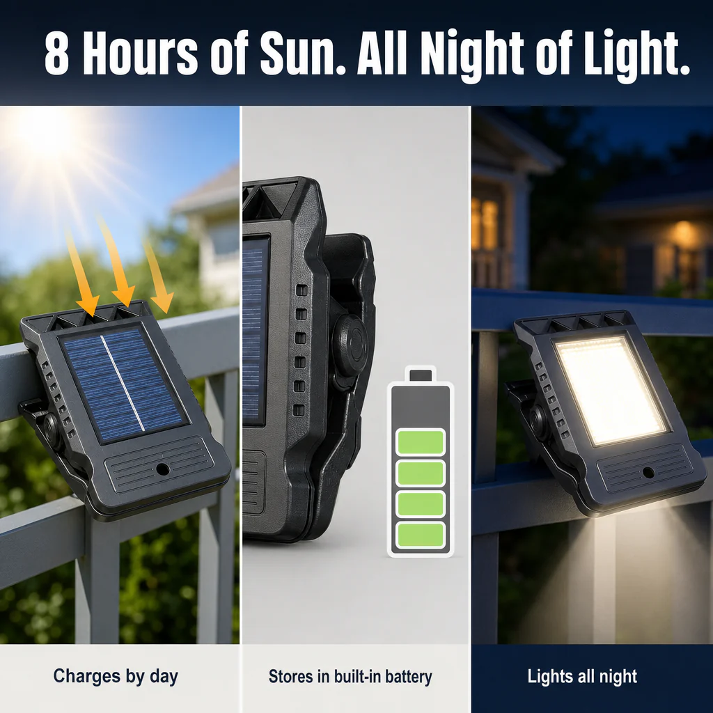 LumaBeam™ — Light Any Fence, Path or Backyard Without Drilling, Wiring or Batteries - Image 4