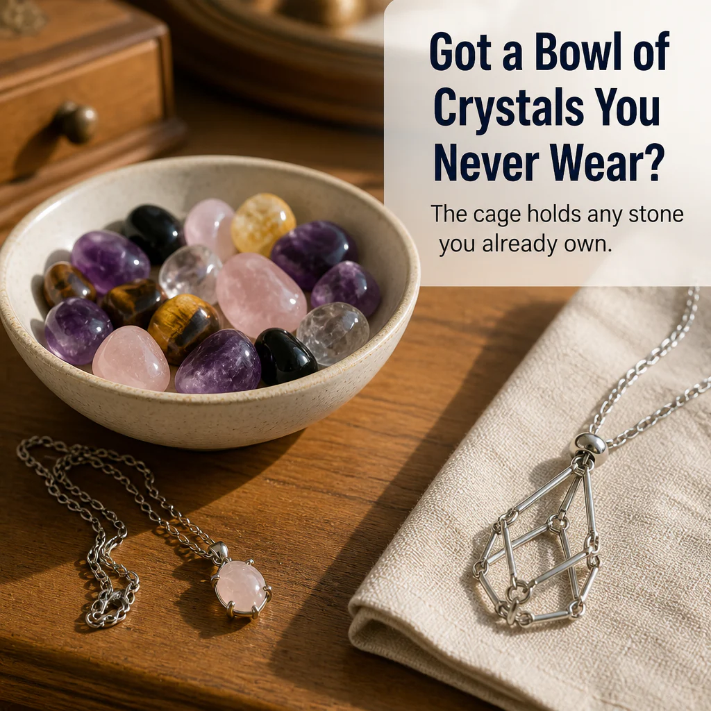LumaLuxe™ — Swap Any Crystal Into One Cage Necklace in Seconds - Image 2