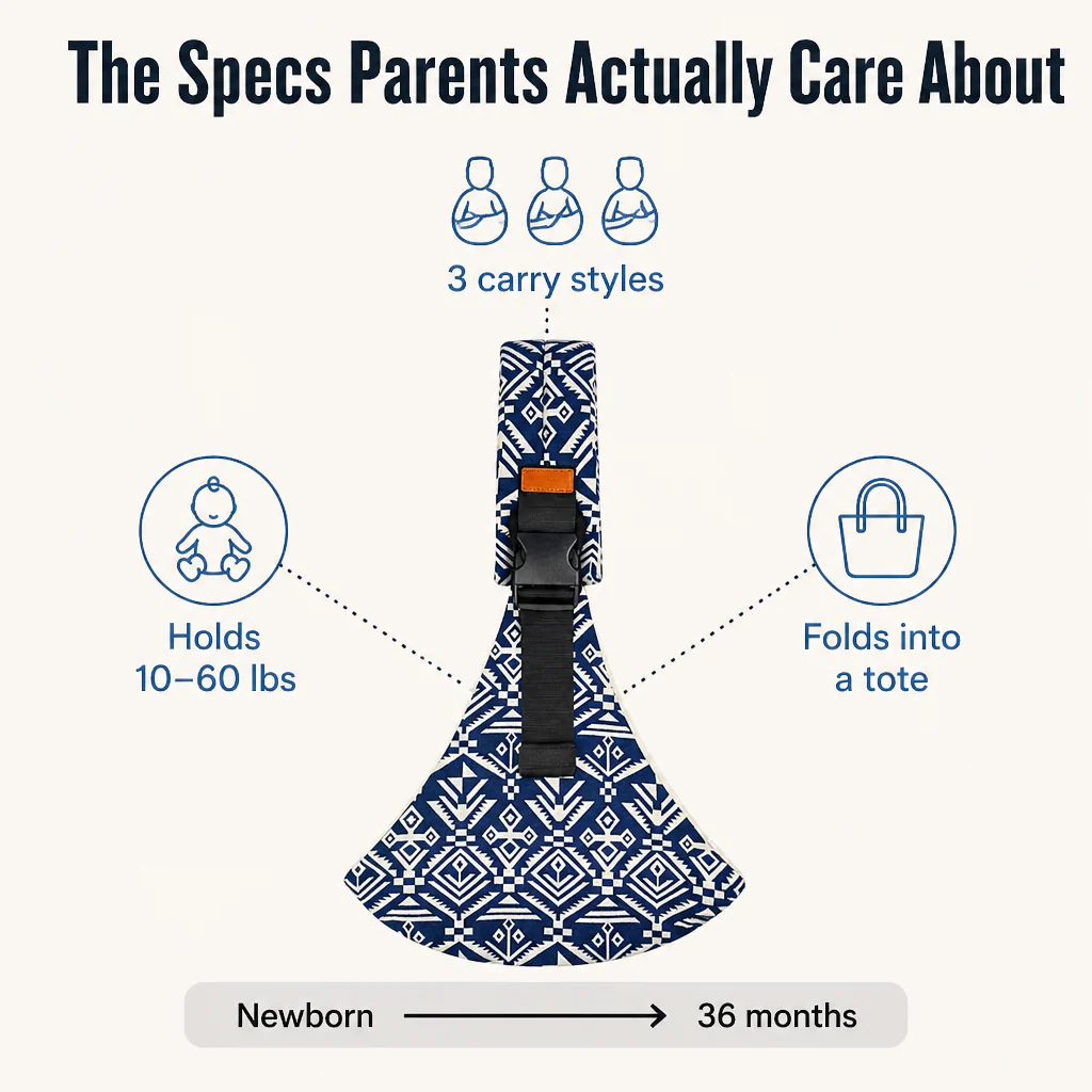 LumaNest™ Sling — Experience Effortless Bonding and All-Day Comfort Carrying Your Baby - Image 7
