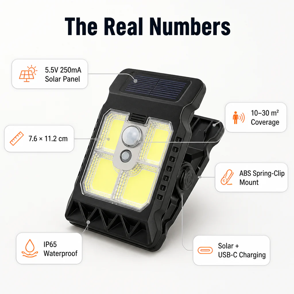 LumaRay™ — Clip On Solar Motion Lights Anywhere, Skip the Wiring - Image 7