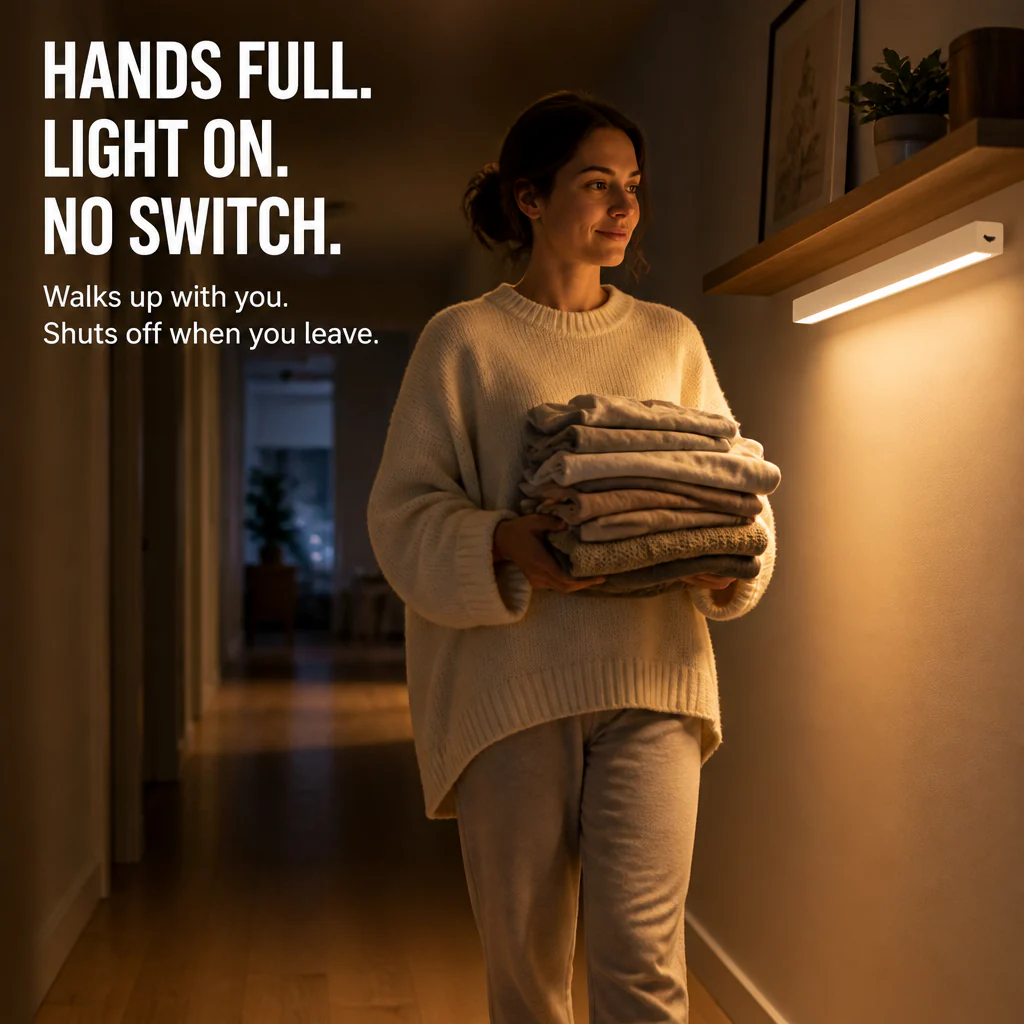 LumaSense™ — Light Up Any Dark Closet, Hallway or Stair Without Wiring