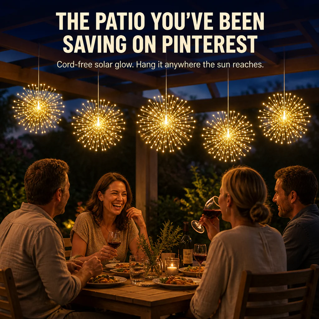 LumaSphere™ — Hang Sparkling Solar Firework Glow Across Any Patio or Garden