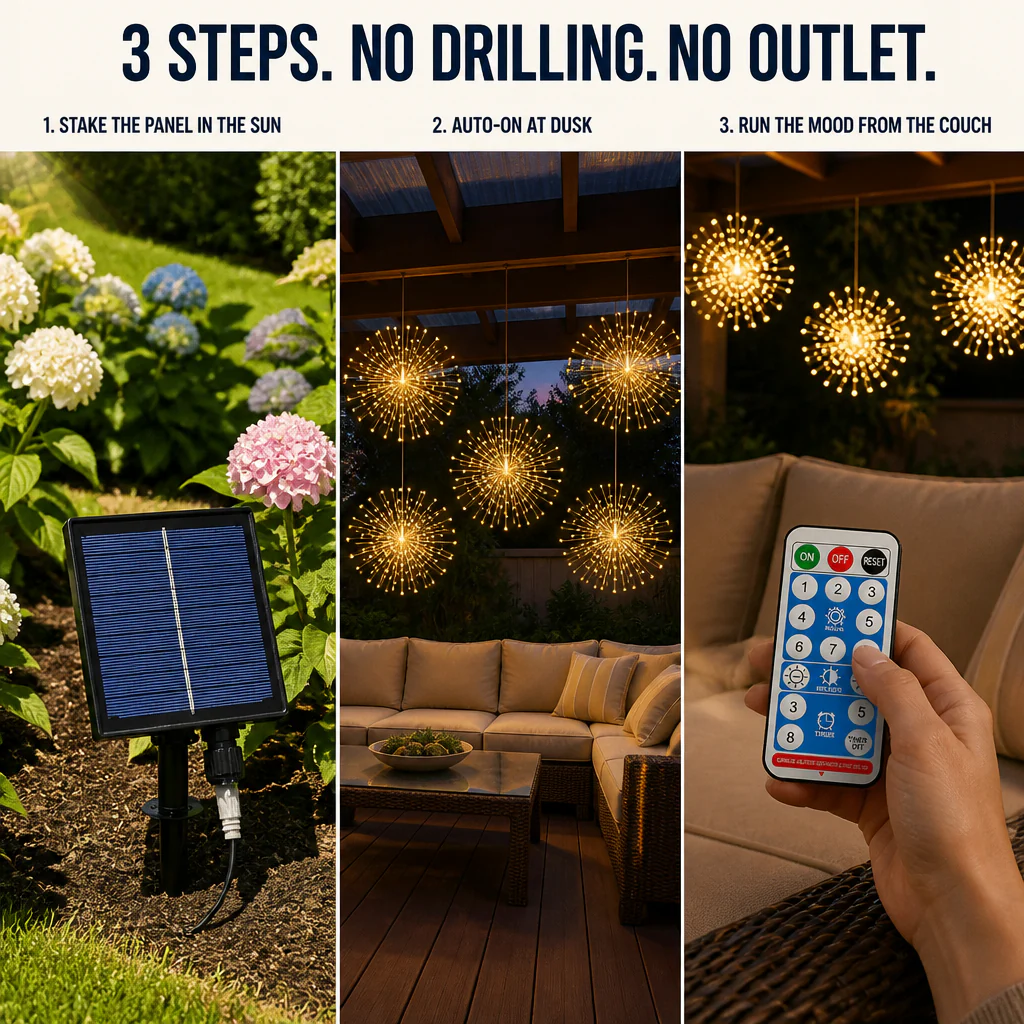 LumaSphere™ — Hang Sparkling Solar Firework Glow Across Any Patio or Garden - Image 3