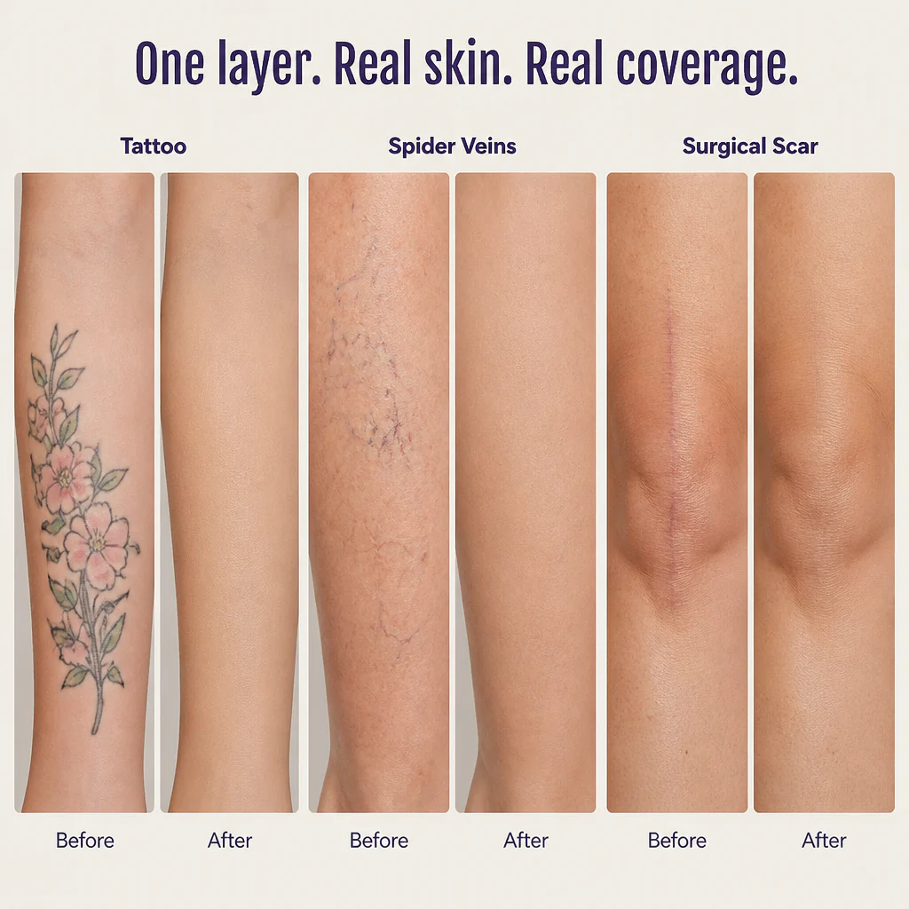 LumaVeil™ — Cover Tattoos, Spider Veins & Scars Without Looking Like Makeup - Image 3