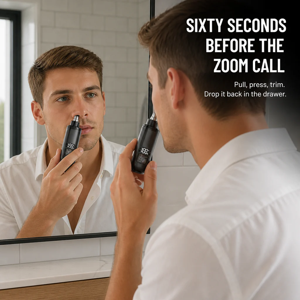 LumaVive™ — Trim Nose Hair Cleanly in 60 Seconds, No Eye-Watering Pain - Image 3