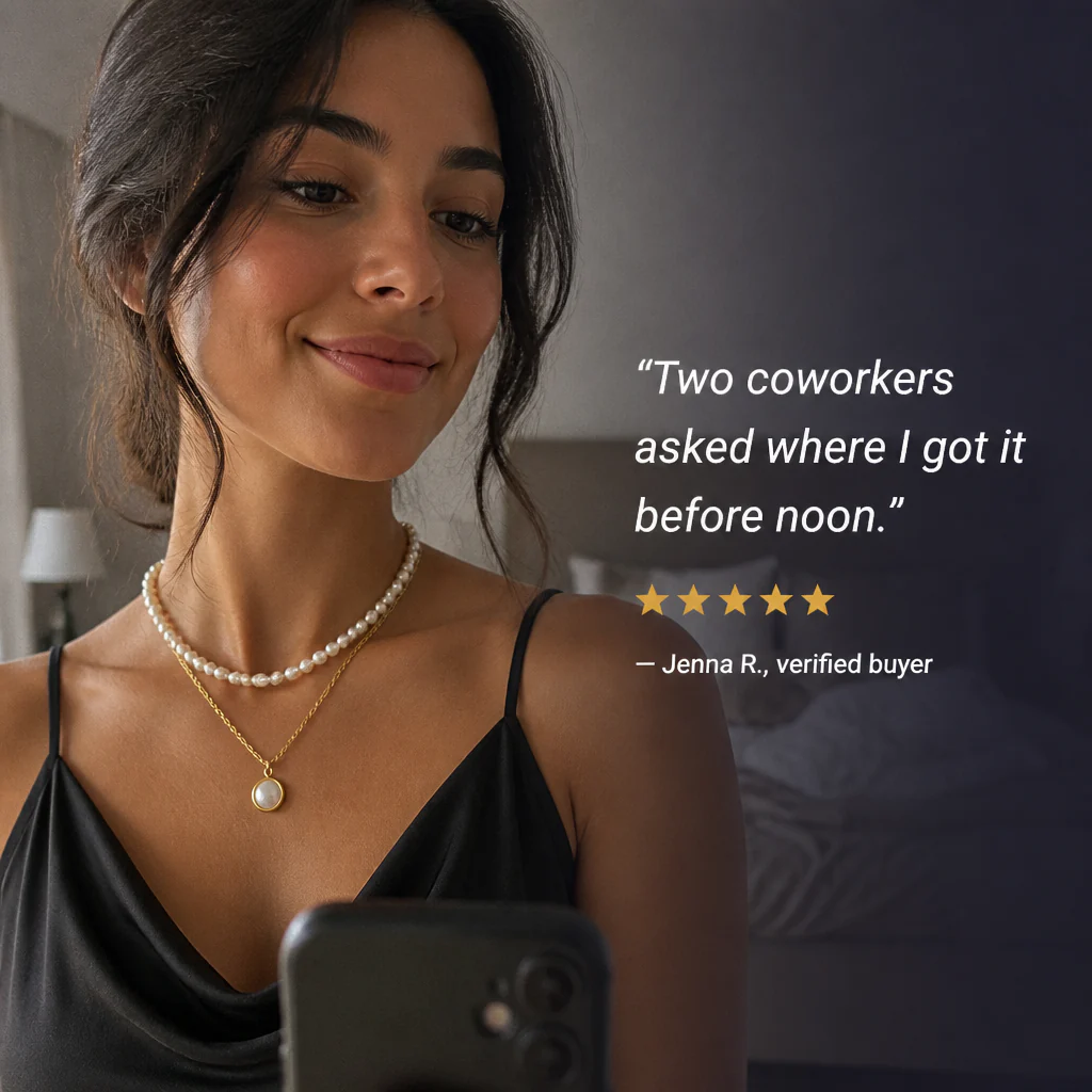 LumenaMuse™ — Wear the Layered Pearl Look Without Tangled Chains - Image 6