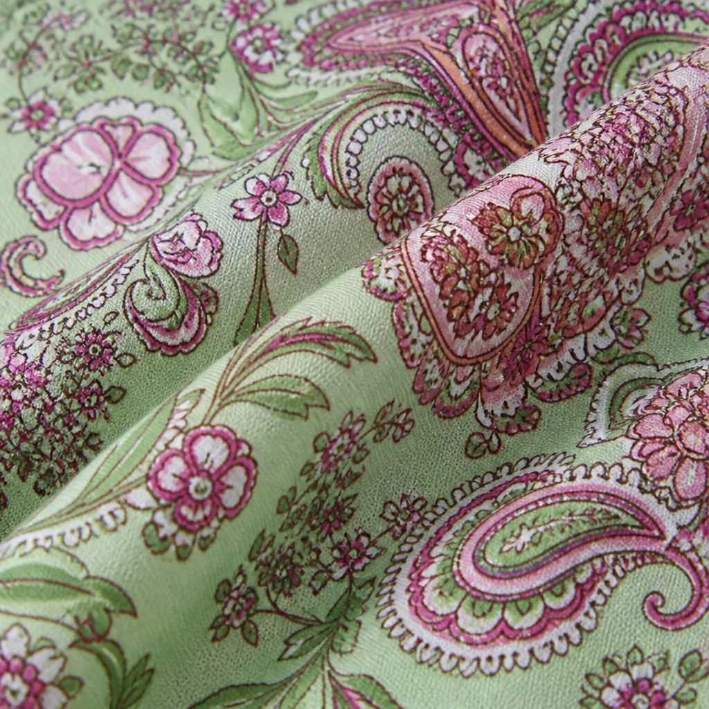 LumeraBelle™ – Flowy Bohemian Paisley Maxi Dress with Smocked Waist - Image 7