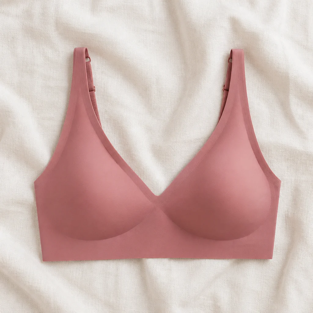 LumiFit™ – Wireless Seamless Bralette with Soft Padded V-Neck Cups - Image 12