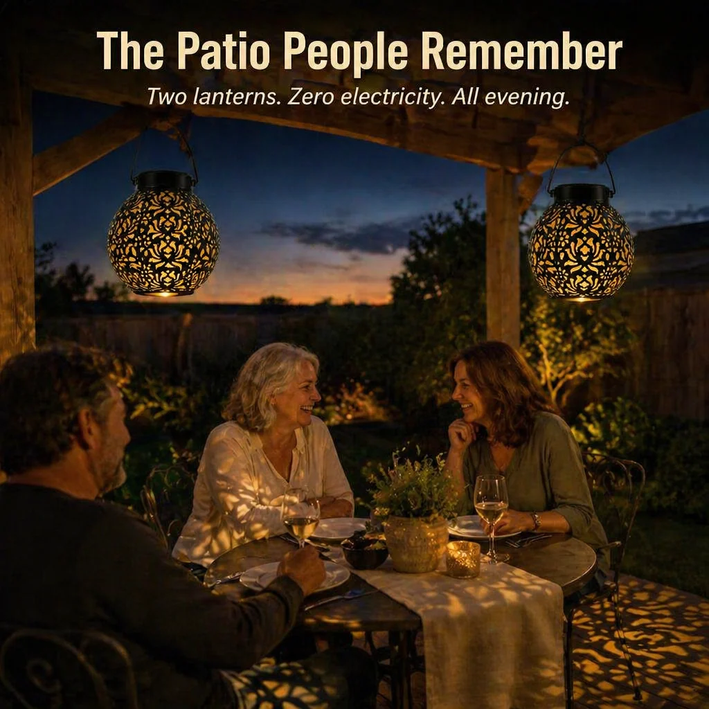 LumiFleur™ Solar Lantern — Cast Floral Shadow Magic Across Your Backyard - Image 6