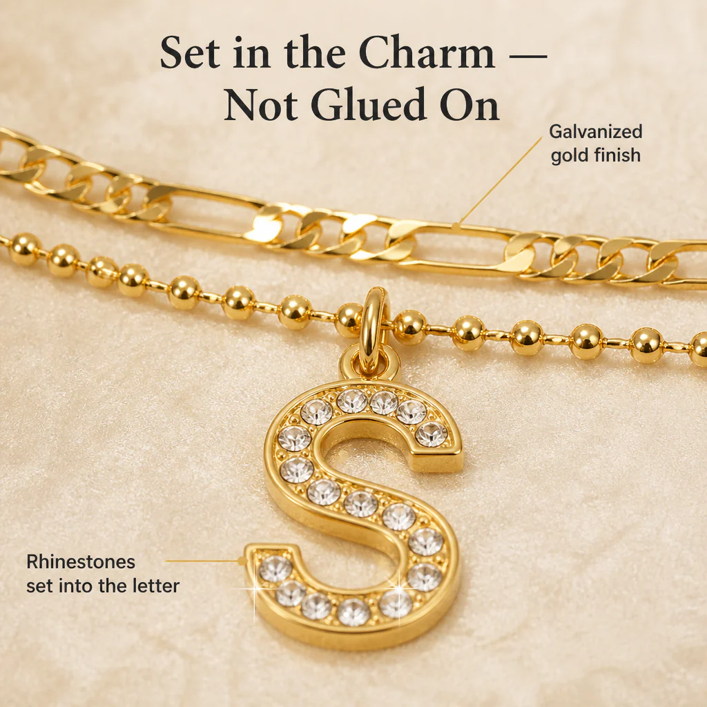 LuminaGleam™ — Stack Your Initial in Gold That Outlasts the Summer - Image 3