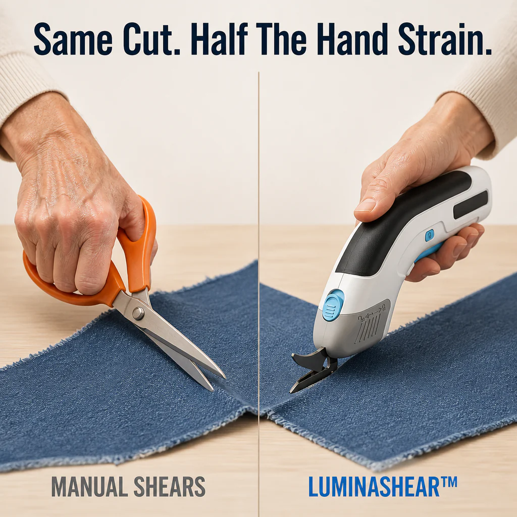LuminaShear™ — Glide Through Fabric, Leather & Cardboard Without Hand Fatigue - Image 5