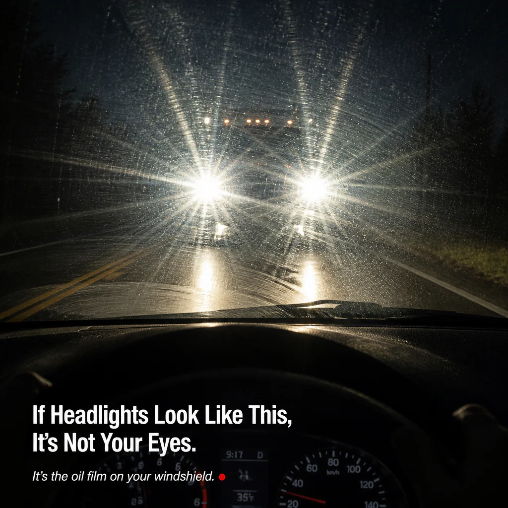 NightSight™ — Strip Oil Film & Drive Without the Night-Glare Halo - Image 2
