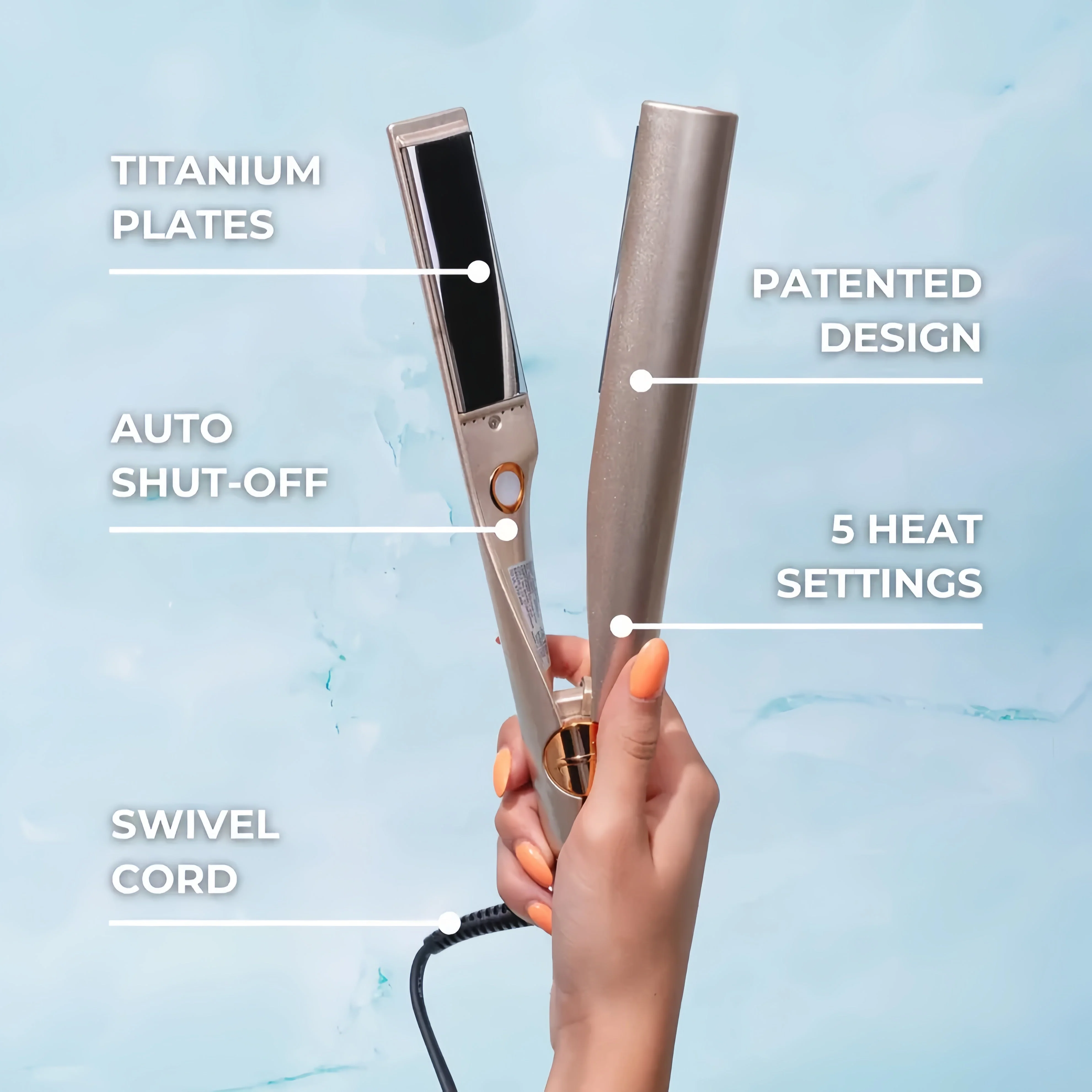 LuminElle™ 2-in-1 Styler — Effortlessly Own Every Look with Salon-Perfect Shine and Speed - Image 2