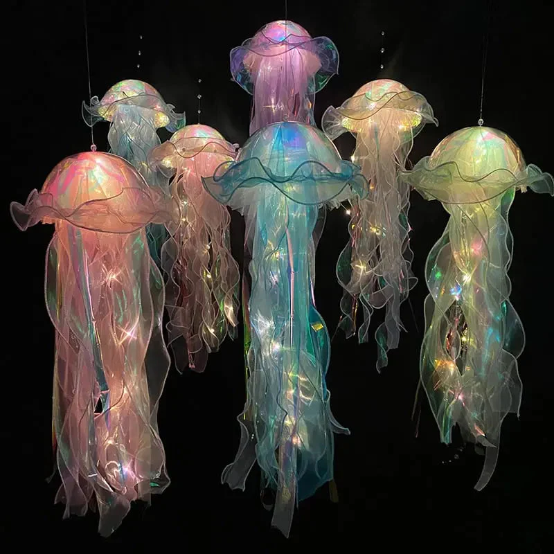 Luminescent Jellyfish Accent Lamp for Ambient Atmosphere - Image 4