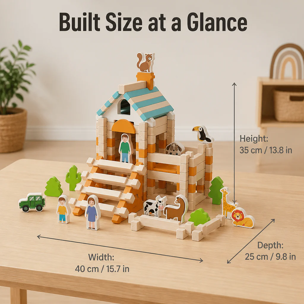 LuminoBlocks™ — Build a Wooden Animal World Your Kid Plays With for Hours - Image 7