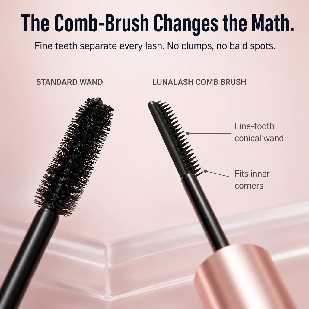 LunaLash™ — Comb Through Sparse Lashes for Falsie-Style Length & Curl - Image 3