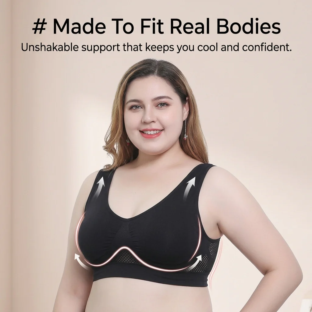 LuxCurve™ — Unshakable Support That Keeps You Cool and Confident All Day