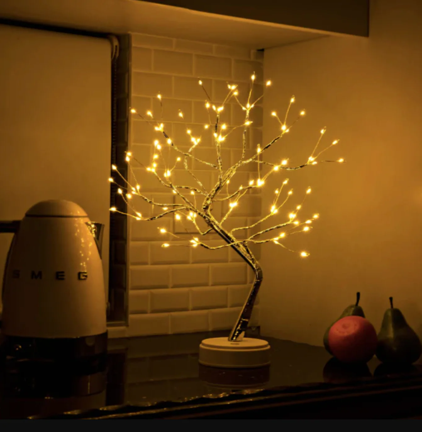 Magical Light Tree - Unique LED Battery Table Lamp - Wireless Bedside Lamp - Image 3