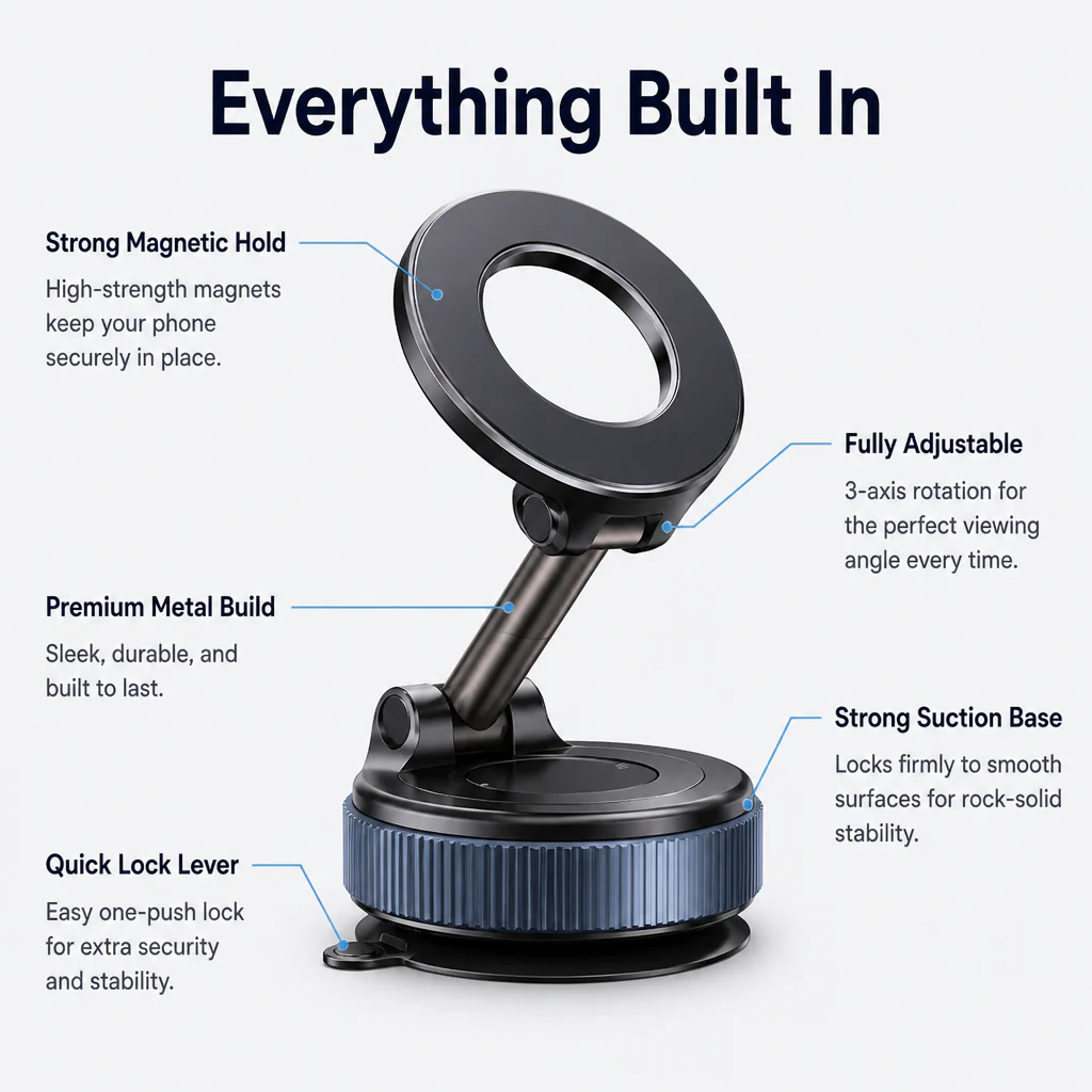 MagnaHold™ — Lock Your Phone Like It’s Welded in Place, No Matter the Ride - Image 5