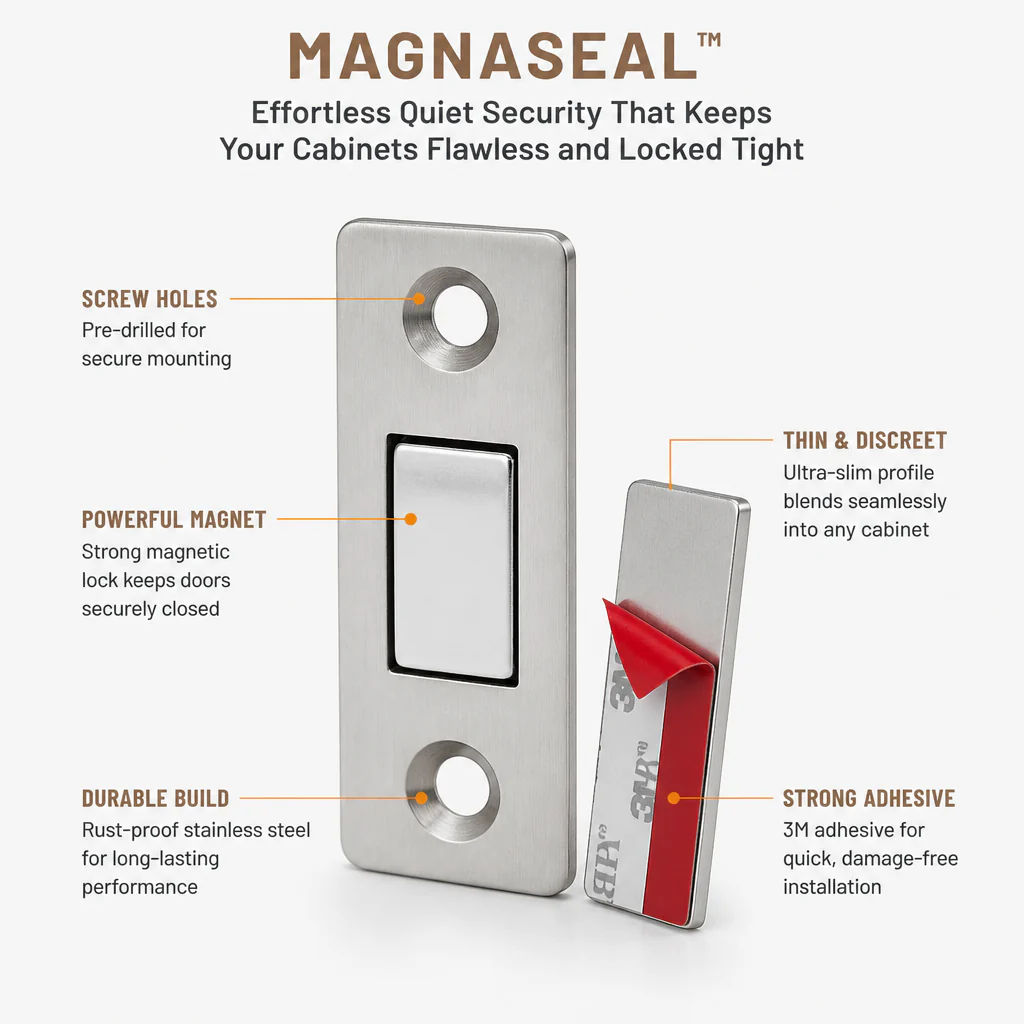 MagnaSeal™ — Effortless Quiet Security That Keeps Your Cabinets Flawless and Locked Tight - Image 9