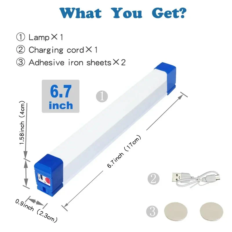 Magnetic LED Tube Light – Rechargeable - Image 6